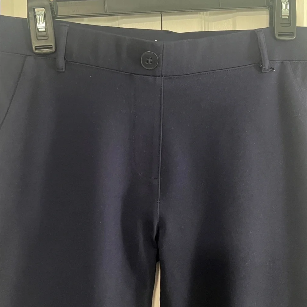 Betabrand Classic Dress Pant Yoga Pant | Straight (Navy)